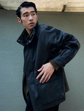 洗水皮感工装夹克🧥