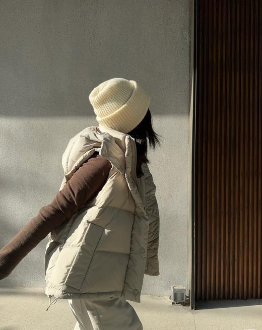 【三星95绒】lu家新款四格羽绒马甲！秋冬95绒连帽羽绒服背心女款！ 商品图1