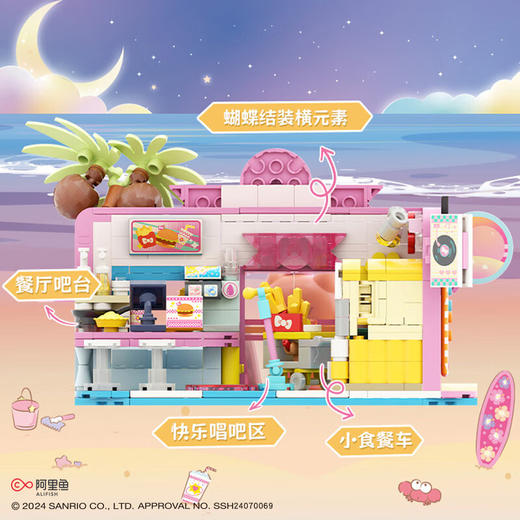 TOP TOY 三丽鸥滨海假日系列-HELLO KITTY汉堡餐厅TC2032 商品图5
