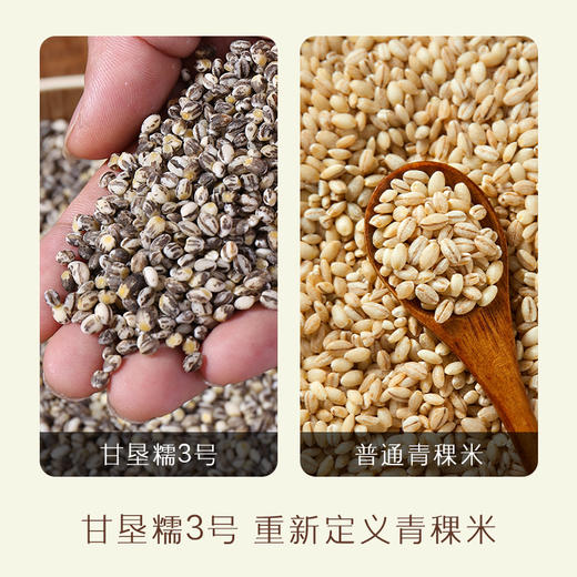 黑糯青稞米||低GI慢碳水主食 B-葡聚糖含量8.39% 商品图2
