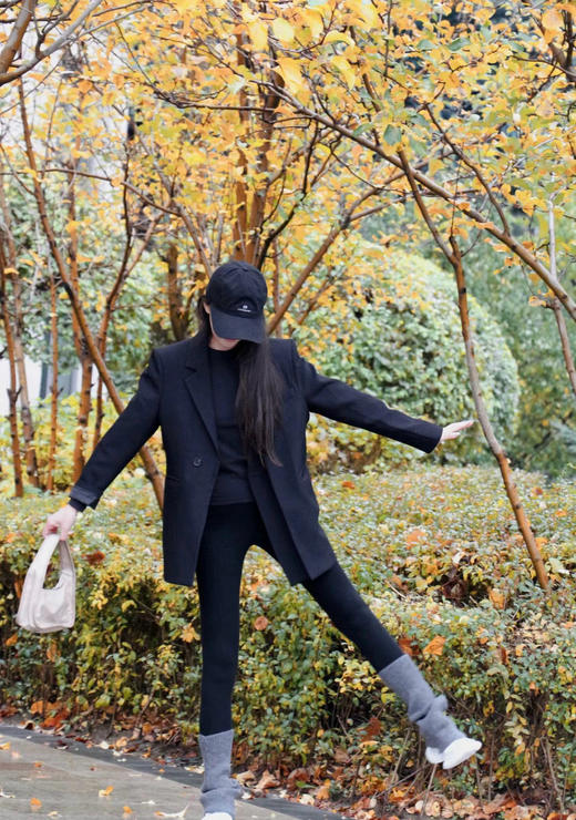 1127-3 羊毛保暖高腰深裆大弹力打底神裤 我穿40刚好 商品图6