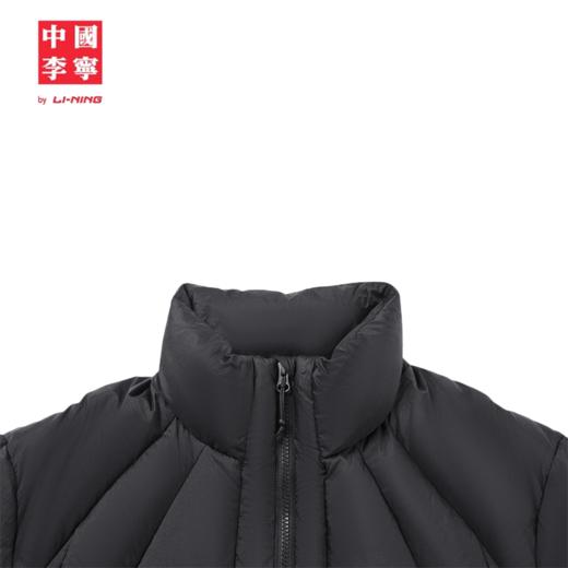 中国李宁男子反光保暖宽松90%鸭绒短羽绒服AYMV475 商品图4