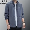 JEEP SPIRIT秋冬男士时尚休闲夹克舒适开衫双面弹外套7295 商品缩略图0