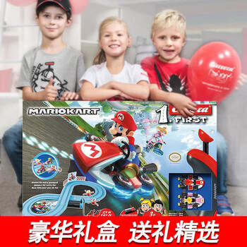 Carrera轨道赛车First系列马里奥超级玛丽男孩儿童双人竞技遥控玩具车 商品图6
