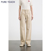 PURE TOUCH女装25秋冬新款高腰直筒牛仔裤复古休闲水洗牛仔长裤 商品缩略图0