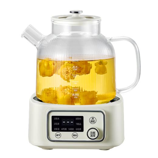JIM积米丨全玻璃智能花茶壶煮茶烧水壶多功能养生壶【 BC-H12X】 商品图0