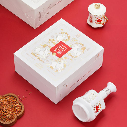 【五星马年礼盒】金徽酒 52度世纪金徽五星 500ml 马年生肖礼盒 商品图4