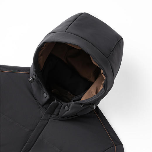 【可拆卸帽子】罗蒙冬季羽绒服可拆卸连帽外套保暖御寒可立领百搭羽绒外套 商品图6