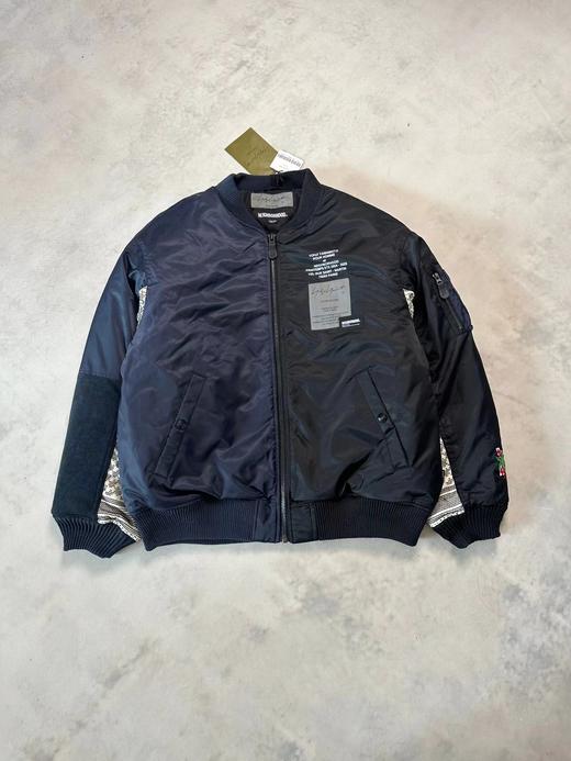 D112701暗黑先锋联名来袭！棒球领拉链加棉夹克外套 商品图3