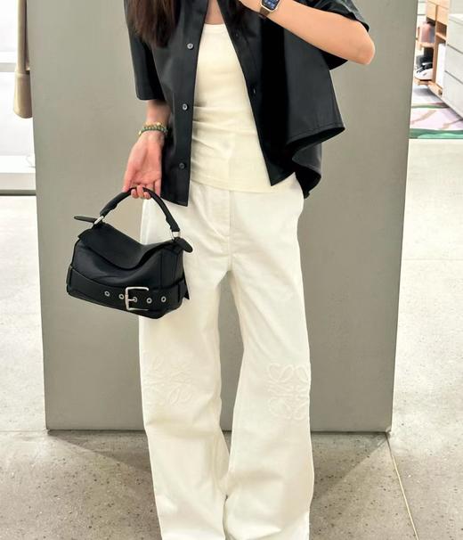 loewe罗*威 puzzle机车包 黑色 商品图11