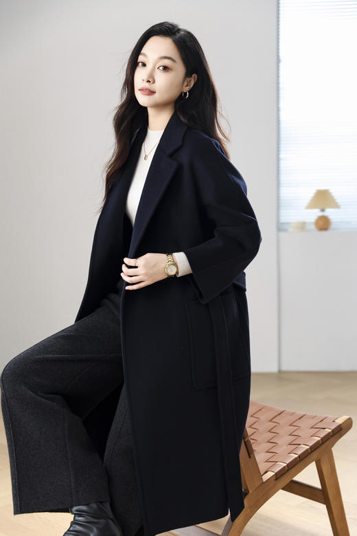 火桐hooton Couture系列 2024新款全羊绒大衣V091 商品图3