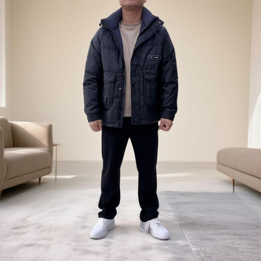 双星名人男款免洗羽绒服549539 商品图2