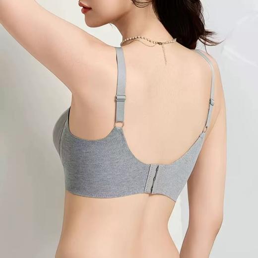 「DANMO暖肌云感提拉内衣」高奢螺纹暖肤面料 空气感支撑杯 提拉包裹聚拢无痕 商品图3