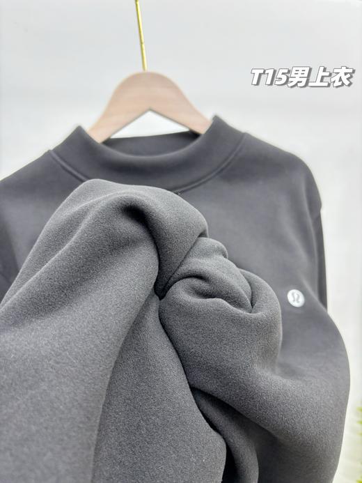 D112739一包2件！2025冬季新款男士羊羔糯米绒保暖加厚打底衫 商品图12