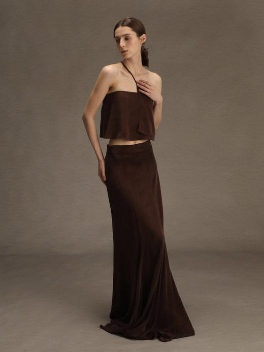 ranyepersonal｜PARADOX25SK04-2 铜氨砂洗棕色半身裙 [ 棕 ] 商品图7