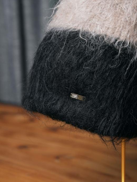 北京仓｜CA4LA-BAA-绒球球 毛线帽（黑色）［日本设计师］ 商品图2