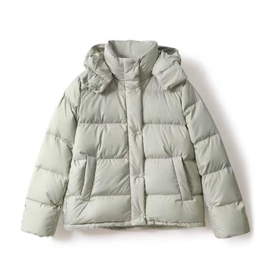 大牌同款冬季五格泡芙羽绒服灰鹅绒短款 商品图6