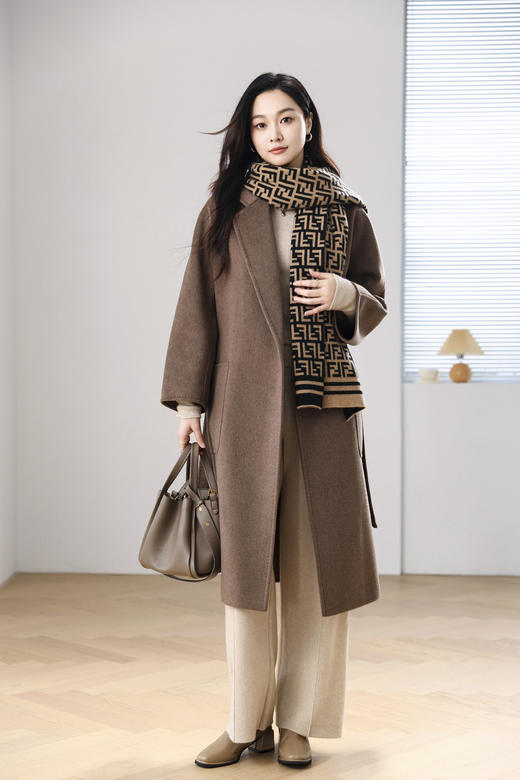 火桐hooton Couture系列 2024新款全羊绒大衣V091 商品图4