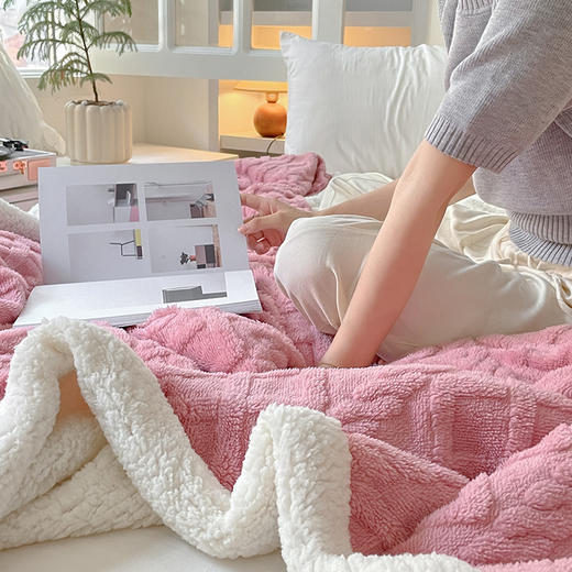 双层加厚风 塔芙绒加厚毛毯【冬季床品专场】 商品图7