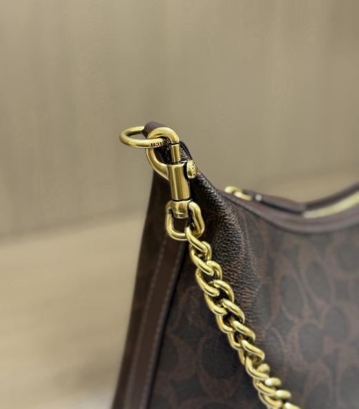 蔻驰Coac* Juliet枫叶棕封神腋下包单肩包112701 商品图7