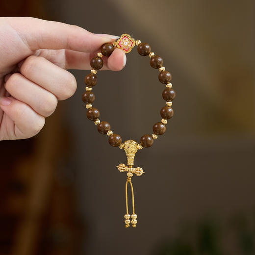 【慧心·鹅梨合香珠手串】敦煌小众古法合香珠手串 天然中药材草本手工手串 商品图2