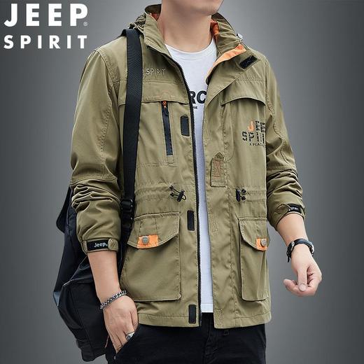 JEEP SPIRIT夹克男中年时尚休闲男装外衣工装春秋款外JC6631 商品图2