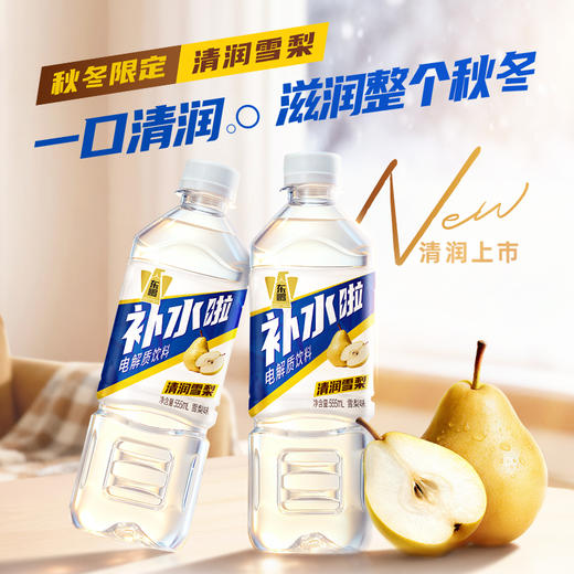 东鹏补水啦电解质水555ml*24瓶雪梨味 秋冬限定快速补充水分 商品图2