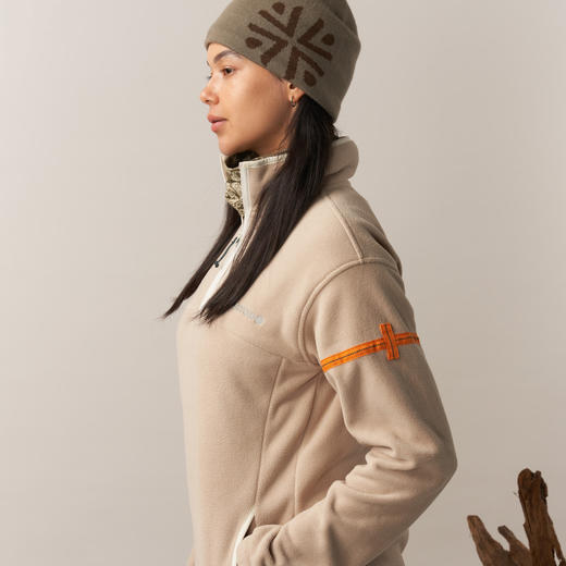 KAVACHA抓绒衣户外摇粒绒保暖套头外套男女UPPERVOID二普纬度 商品图2