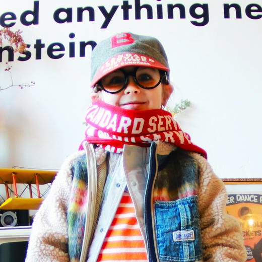 日本DD童装 DENIM DUNGAREE 品牌标识围巾 商品图4