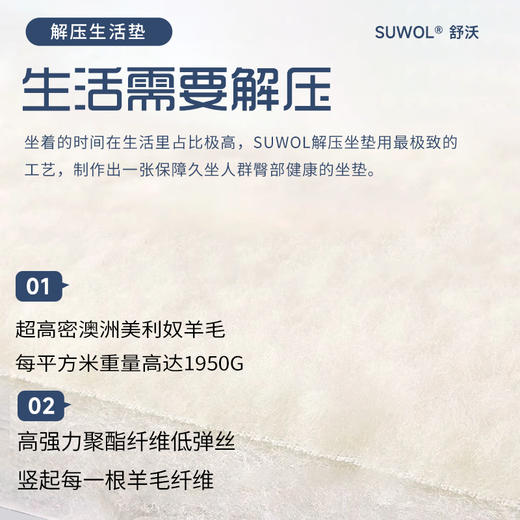 SUWOL 舒沃舒适减压坐垫 商品图1