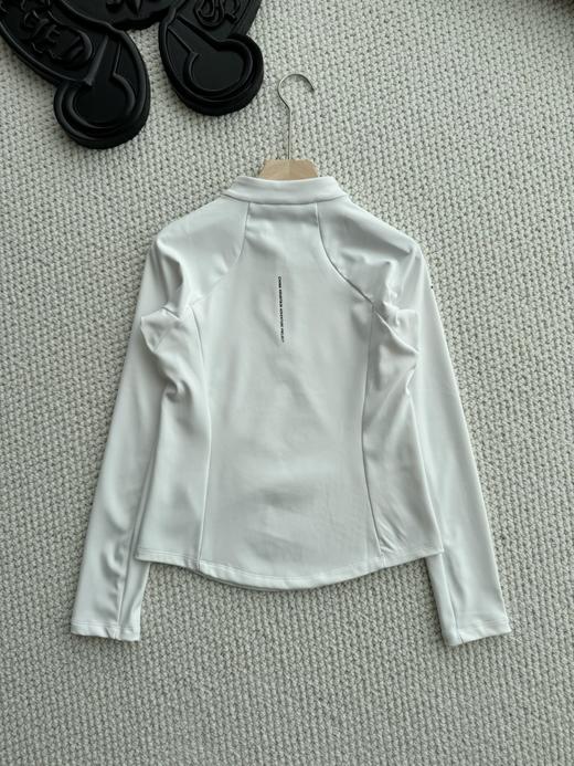 D112709秋冬2025女款加绒打底衫半拉链长袖T恤 商品图6