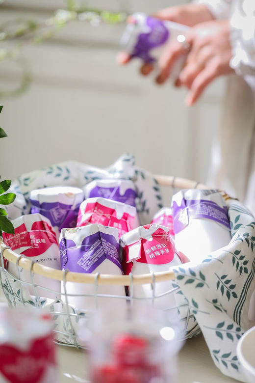 马三三·新疆酸奶各口味混搭装180g*12罐（原味3罐+树莓3罐+稀梅3罐+番茄3罐） 商品图4