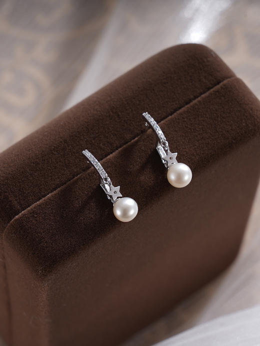 子佩集S925银珍珠耳钉【Y-9839】纯银珍珠2409 商品图0
