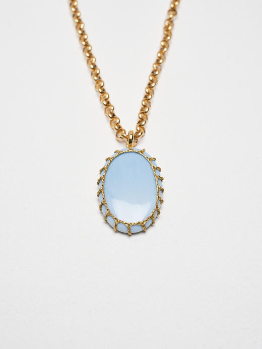 北京仓｜Boks&Baum-GOTTA L-蓝蛋白石 吊坠 长项链［法国设计师］ 商品图5