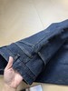 D112726秋冬款时尚休闲商务后腰字母logo皮标男士加绒牛仔裤 商品缩略图10