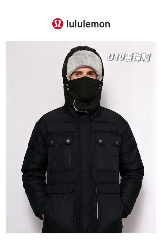 D112728四合一内里加绒加厚护耳雷锋帽保暖头盔 商品图9