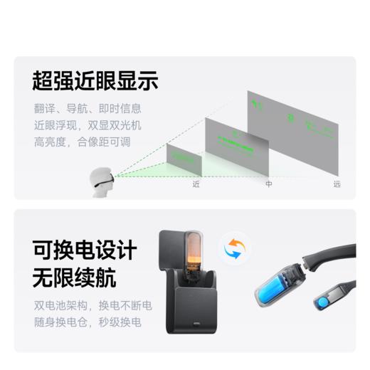 夸克/Quark 夸克AI眼镜S1智能眼镜双目显示超级夜景导航（镜片度数咨询客服） 商品图2