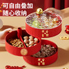 新年糖果盘 干果盒 家用客厅茶几零食摆放盘瓜子收纳盒 元旦圣诞轻奢果盘 商品缩略图2