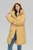 雪中飞 吸睛黄色休闲中长款羽绒服外套 21702 商品缩略图1