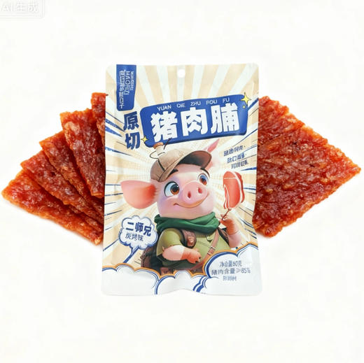 B199 好日子原切猪肉脯60g 商品图0