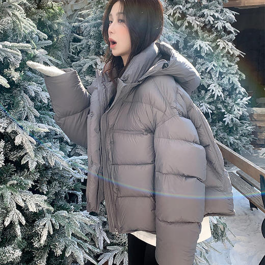 澳洲AUChris 摩登短款龟背泡芙 可拆卸 连帽羽绒服 ACYSDYP202513 商品图1