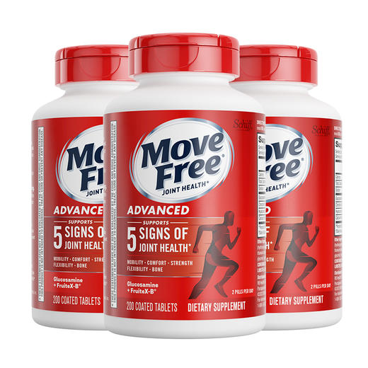 【静姐专属】Move Free益节 维骨力氨糖软骨素 红瓶200粒 商品图4