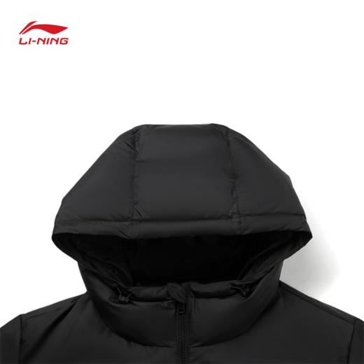 李宁韦德系列男子防泼水鹅绒短羽绒服AYMV065 商品图5