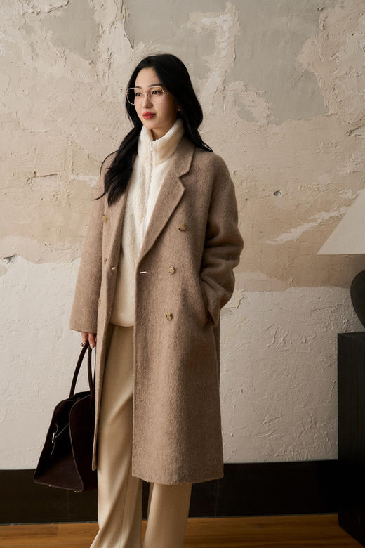 越穿越暖毛茸茸简约小立领优衣库同款摇粒绒外套 商品图7