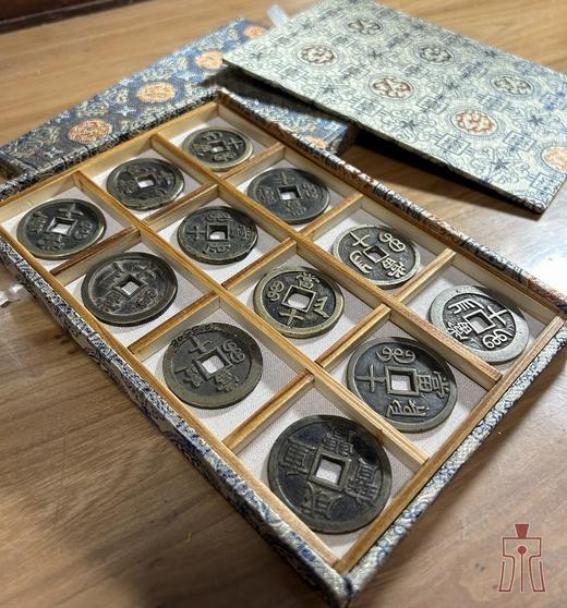 钱币收藏木锦托盘一套1格6格12格24格带锦盖 商品图7