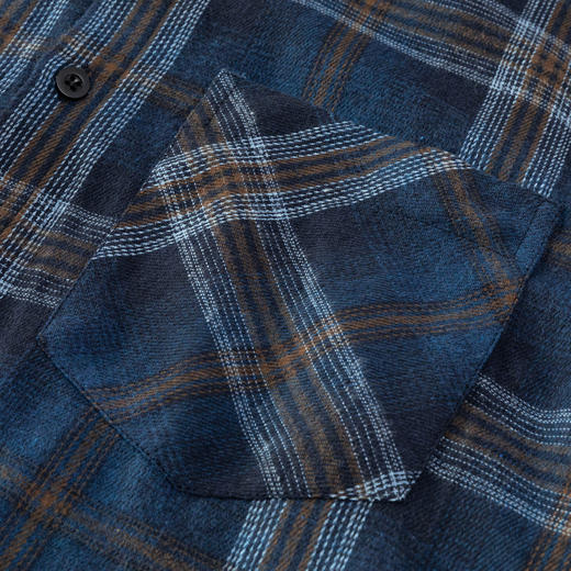 GXG男装25秋季时尚复古格纹潮流百搭日常通勤男式翻领长袖衬衫K&C 商品图5