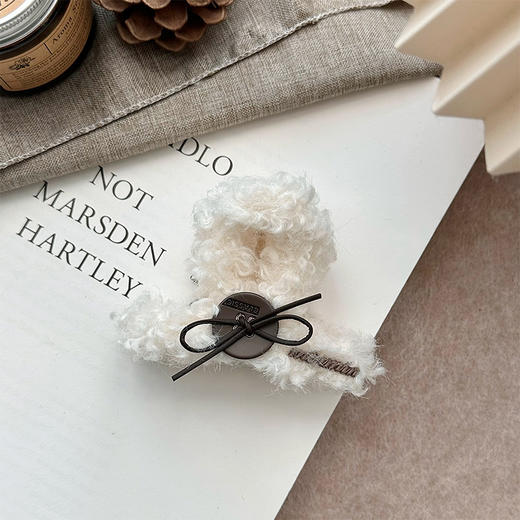 精致纽扣皮结卷毛抓抓夹-纪念日百货门店同款167748758 商品图3