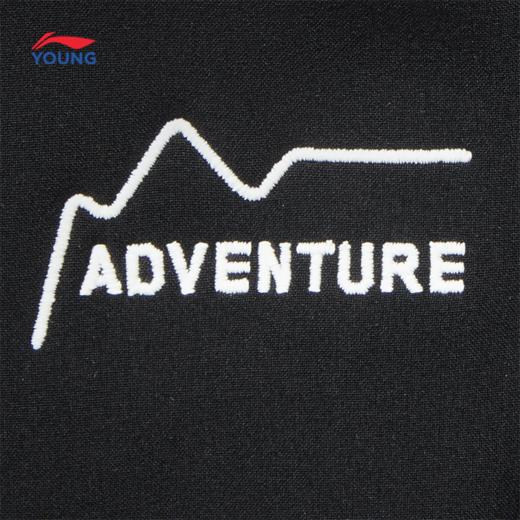 李宁男大童束脚加绒保暖抗静电宽松运动长裤YYKV093 商品图4