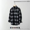 全棉磨毛！软糯休闲格纹长袖衬衫 商品缩略图3