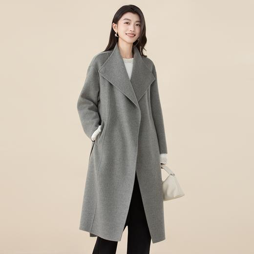 SCC8BE092诗梦骆驼绒毛呢外套 商品图1